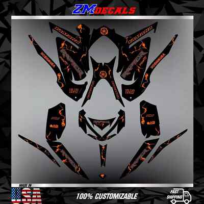 Yamaha Raptor 700R Full Graphics Kit ATV Quad Decals Stickers 2013 2025