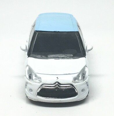 Norev Citroen DS3 White with Blue Roof 1/64 (3