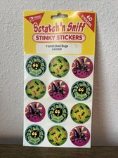 TREND 1996 SCRATCH 'N SNIFF STINKY STICKERS 60 SEALED Vintage Bugs Licorice