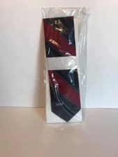 NOS Rare Mobil Gas Station Uniform Men’s Clip On Tie Still In Plastic 