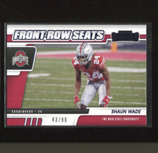 2021 Contenders Draft Shaun Wade Front Row Seats Blue 43/99         #4989