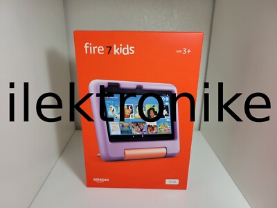 Brand NEW Amazon Fire 7 Kids 12th Gen 16GB Purple Kid-Proof Tablet
