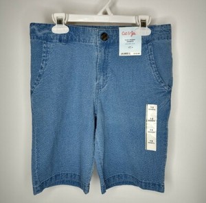 Cat & Jack Boys Size 12 Adjustable Waist Flat Front Chino Shorts