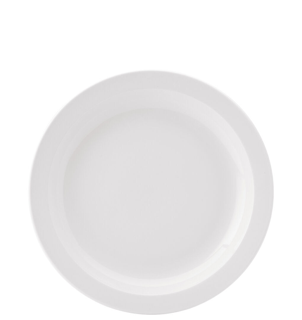 UTOPIA  Pure White Narrow Rim Plates 254mm (18 Pack) - Image 2