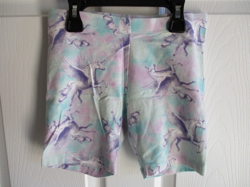 Girls Unicorn Shorts Size 7/8 By Wonder Nation