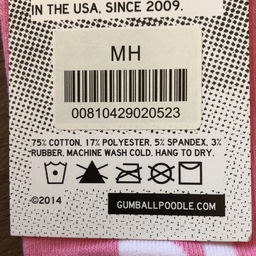 Gumball Poodle Maid of Honor Wedding Novelty Pink Knee High Socks - NWT - 第 6/7 張圖片