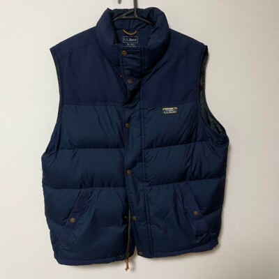 L.L. Bean Mountain Classic Down Vest Men size XL Blue Outdoor