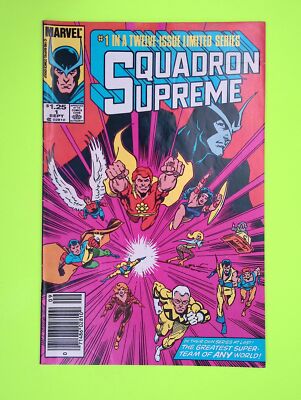 Squadron Supreme #1 Vol. 1 1985 Marvel Comics 1st App Mid Grade A43-162