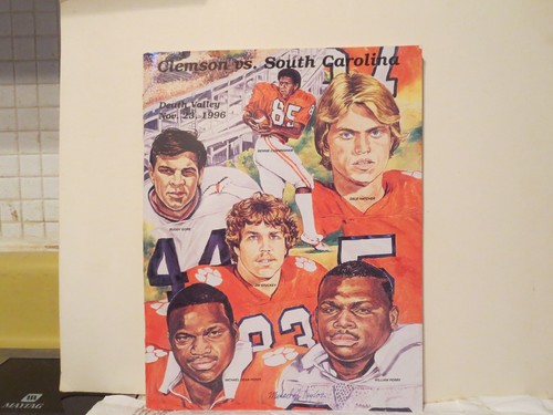 South Carolina vs Clemson Tigers (11/23/1996 Gameday Football Program Guide)RARE