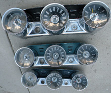 Thunderbird Speedometer Dash Cluster Guages Console Chrome 1961-1963 61-63 Ford