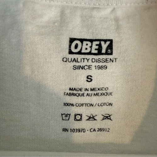 Obey Flower Painting T-shirt S - Picture 4 of 6
