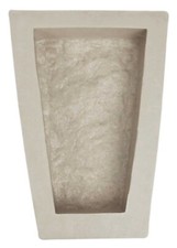 Stone Master Molds Rubber Molds for Concrete, Keystone, 12"L x 7.75-4.75"W x 2.5