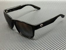 COSTA DEL MAR PAUNCH 6S9049 08 Black Grey Gradient Men's 57 mm Sunglasses