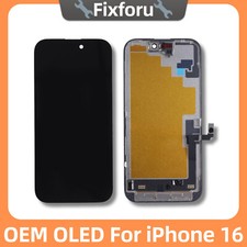 OEM OLED For iPhone 16 6.1in Display Touch Screen Assembly Digitizer Replacement