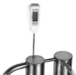 Columna de destilación de acero inoxidable + colono y termómetro, condensador espiral - Imagen 6 de 6