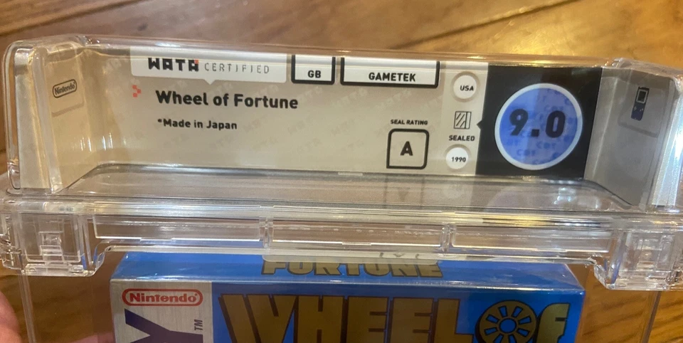Wheel of Fortune (Nintendo Game Boy) Brand New, Factory Sealed, WATA CERTIFIED 9 - Image 2 of 4