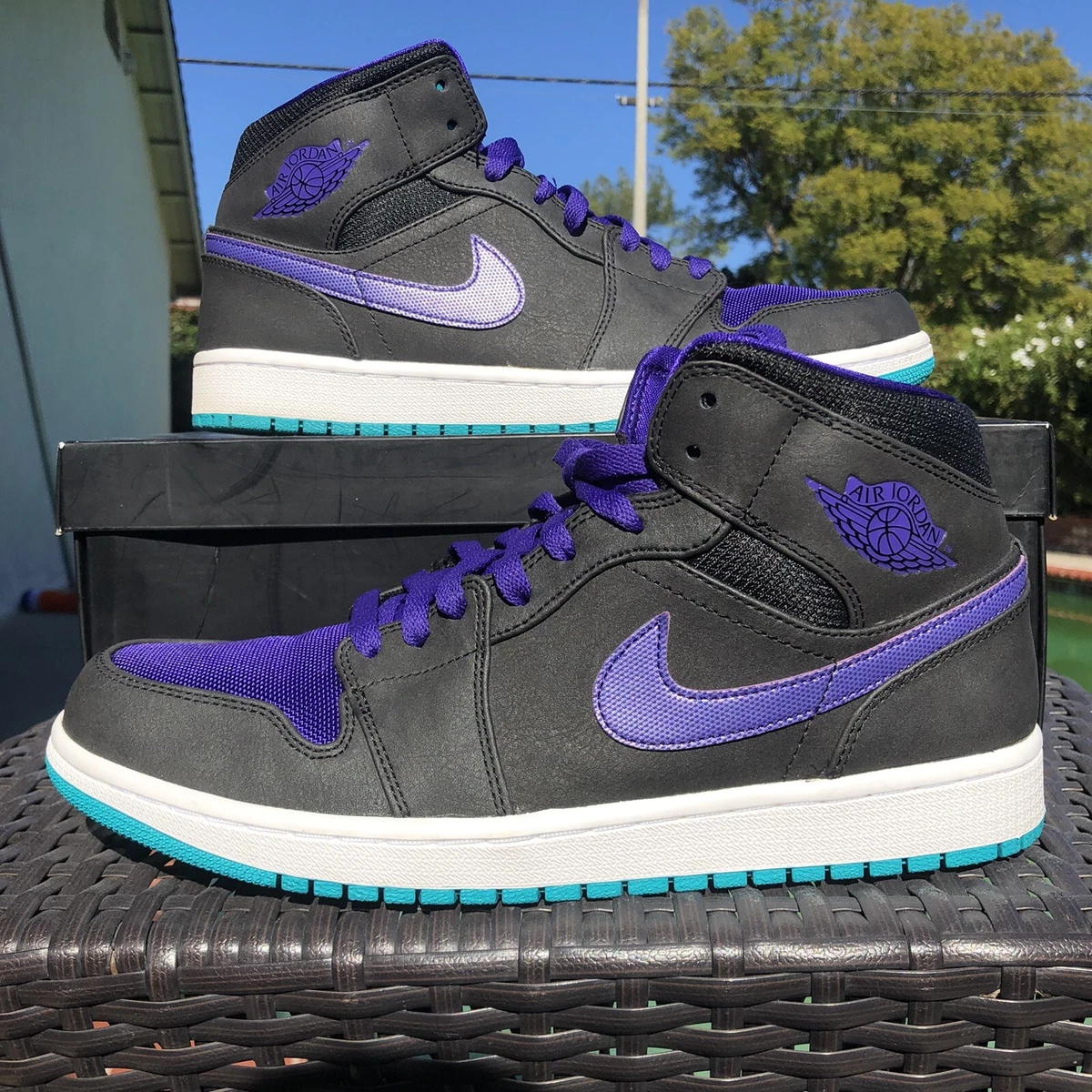 Size 10.5 - Jordan 1 Mid Grape 2012