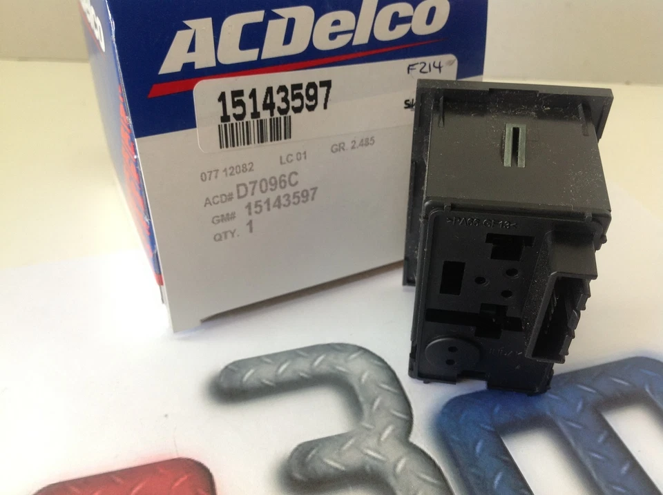 Interruptor de control de lámpara antiniebla/carga Chevrolet Silverado Avalanche GMC Sierra nuevo OEM Foto 2 de 2