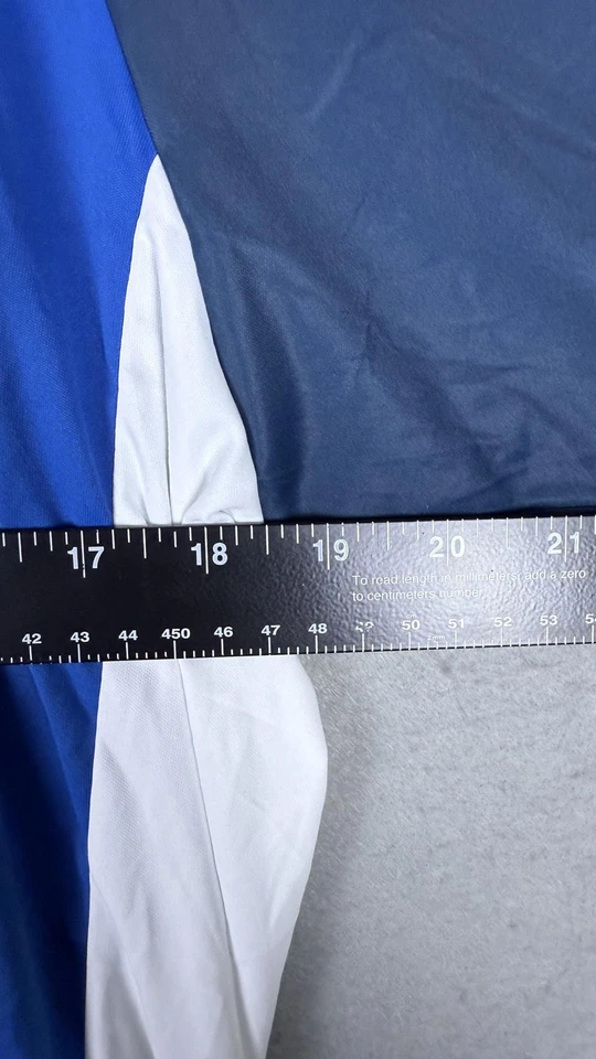 Bontrager Cycling Jersey Shirt Mens Large Blue White Tour de Cure 2014 Beck Bike - Image 4 of 4