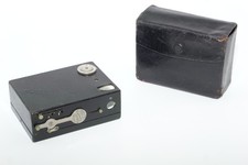 EXPO POLICE Camera with Case. Circa 1912. BLACK. Unique and SCARCE 