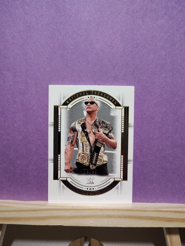 The Rock Final Boss 2024 Panini National Treasures WWE Base 79/99