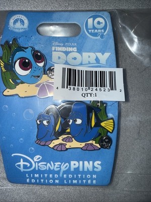 Disney Pixar Finding Dory 10th Anniversary Pin Set LE [IN-HAND]