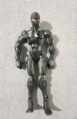 GI Joe Sigma 6 Snake Eyes 8'' Action Figure 2005 Hasbro Loose Green Black Ninja