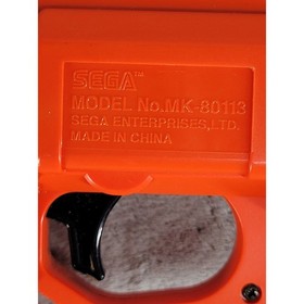 Sega Saturn Stunner Light Gun Orange MK-80113 Virtua Cop Video Game Controller