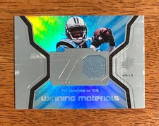 Keyshawn Johnson 2007 SPx Winning Materials Jersey Carolina Panthers