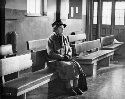 Edith Evans sits in a scene from the movie The Whisperers circa 1967 Old Photo