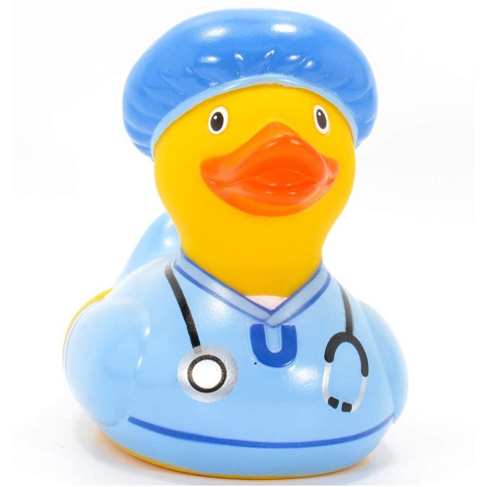 Bud Duck Deluxe Medic Duck Rubber Collectable Bath Toy Novelty Ducks Gift