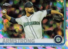 2019 Topps Chrome Sapphire Edition #517 Shawn Armstrong