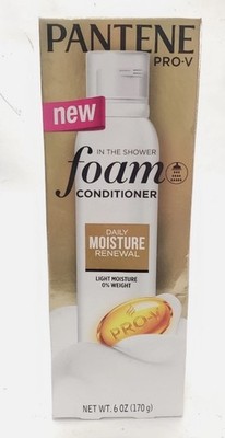 Pantene Pro-V Foam Conditioner Daily Moisture Renewal 6oz Lightweight Hair Care