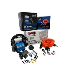 Inflation Kit Air Compressor and Orange Air Hose Compressor Inflation Kit