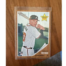 Topps 2011 Freddie Freeman Atlanta Braves #145 Rookie Heritage Baseball Card