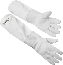 Honey Keeper Beekeeping Gloves - Goatskin Leather with Ventilated Large 