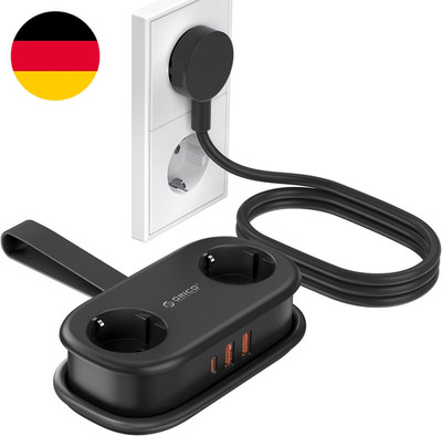 ORICO AP3 Reise Steckdosenleiste USB C PD 20W Schwarz