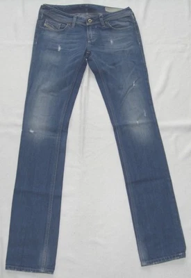 Diesel Damen Jeans W26 L34 Lowky Regular Straight WASH 0823U 26-36 Sehr Gut - Bild 1 von 4