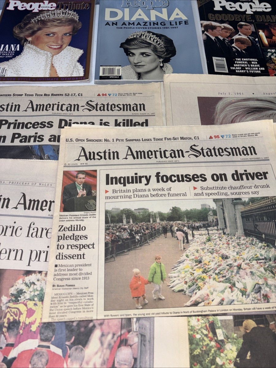 Princess Diana's Death.Newspapers,Magazines Lot | eBay