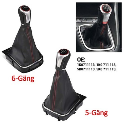Schaltsack Für VW Golf Scirocco EOS Jetta Schaltmanschette Schaltknauf 5/6 Gang