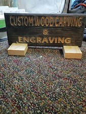 Custom Wood Engraved Handmade Rustic Rectangle Sign for Office or Any Room