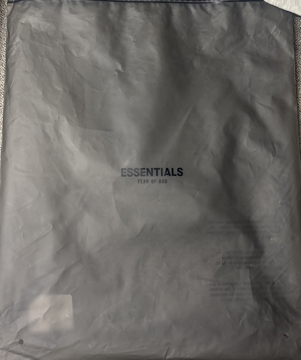 Authentic Fear of God Essentials  Sweater Hoodie light Oatmeal Size Large Men thumbnail 8