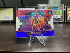 2022 Panini Prizm WWE Red White & Blue Prizm Malik Blade (RC) #94
