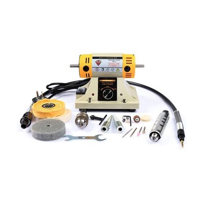 Adjustable Speed Polishing Machine, Multi-Function Bench Lathe Polisher, Benc...