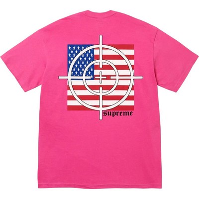 Supreme Target Tee Fuchsia