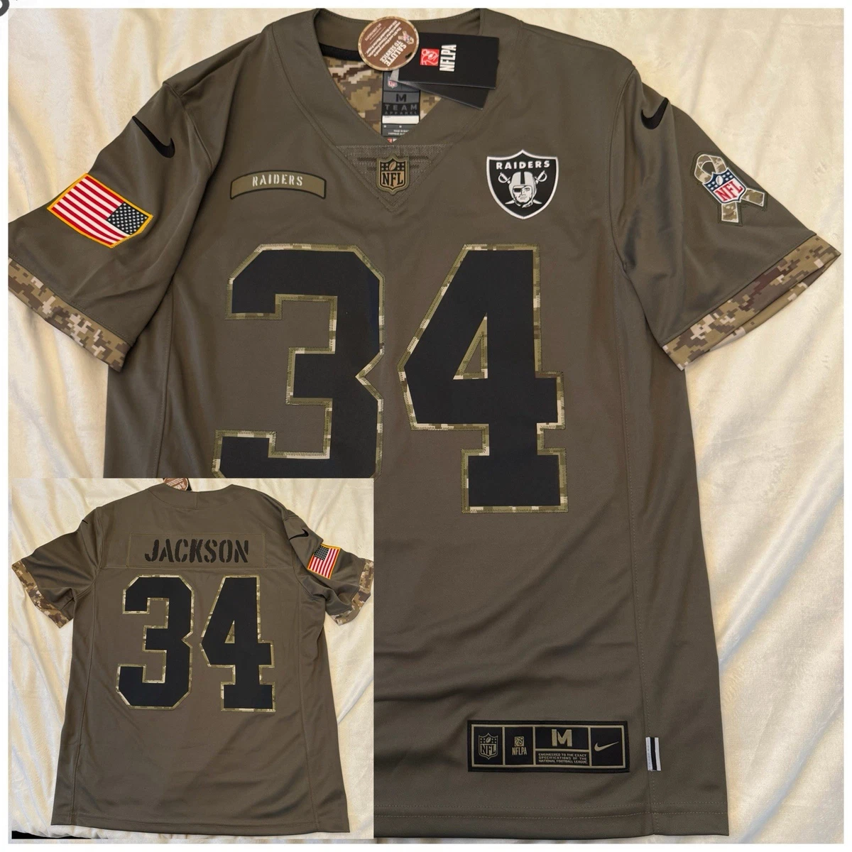 Bo Jackson Los Angeles Raiders NFL Jerseys for sale | eBay