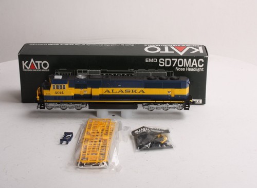 Locomotora diésel Kato 37-6454 HO Alaska Railroad SD70MAC #4014 LN/caja | Condition: Used