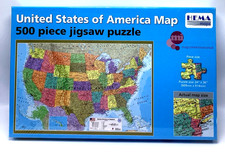 United States of America Jigsaw Puzzle 500 pieces 24" x 36" BY HEMA MAPS