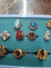antique vintage jewelry lot estate rings, Lot Of  20 Mixed , Rings . Nice Set — photo 4