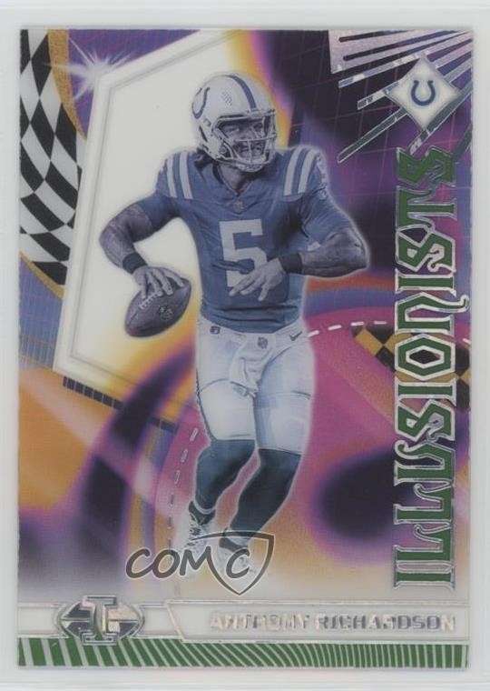 2023 Panini Illusions Illusionists Emerald Anthony Richardson #10 uk2